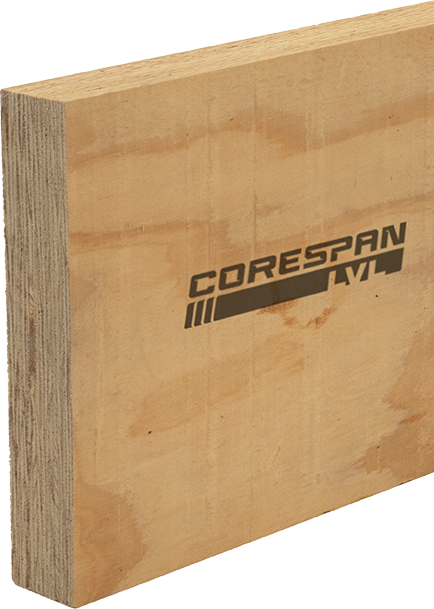 CORESPAN LVL engineered wood beam